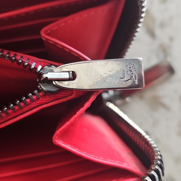 Christian Louboutin Black Wallet with Silver And Gold Studs - Picture 10 of 17